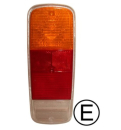 Tail light lens (Euro), original Volkswagen 211 945 241N VW Bus 1972-1979